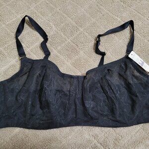 Cacique 44C Black Lace bra